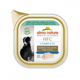 Almo Nature HFC Complete koolvis natvoer hond (85 g) 1 tray (17 x 85 g)