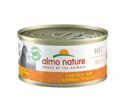 Almo Nature HFC Jelly kip natvoer kat (70 gram) 24 x 70 g
