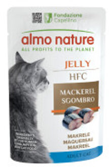 Almo Nature HFC Jelly makreel natvoer kat (55 g) 48 x 55 g