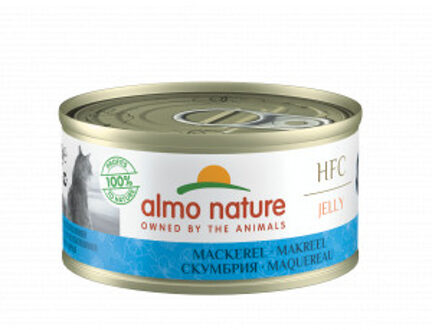 Almo Nature HFC Jelly makreel natvoer kat (70 g) 24 x 70 g