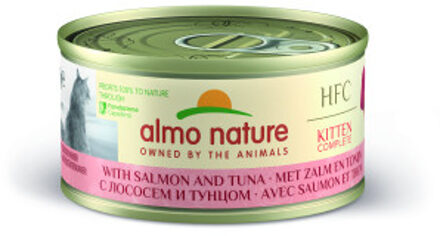 Almo Nature HFC Kitten Complete met zalm en tonijn natvoer kat (70 g) 24 x 70 g