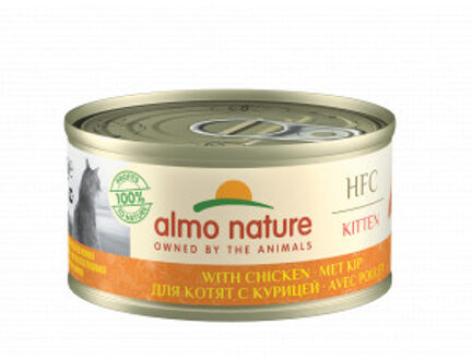 Almo Nature HFC Kitten kip natvoer kat (70 g) 18 x 70 g