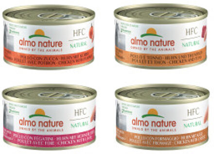 Almo Nature HFC Natural kip en tonijn (70 gram) 18 x 70 g