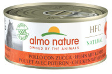 Almo Nature HFC Natural kip met pompoen natvoer kat (150 g) 12 x 150 g