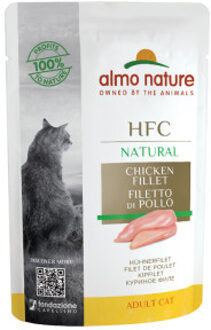 Almo Nature HFC Natural kipfilet natvoer kat (55 g) 24 x 55 g