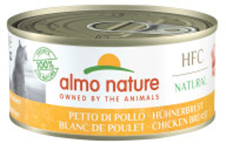 Almo Nature HFC Natural kippenborst natvoer kat (150 g) 12 x 150 g