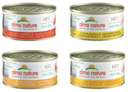 Almo Nature HFC Natural kippenborst natvoer kat (70 g) 18 x 70 g