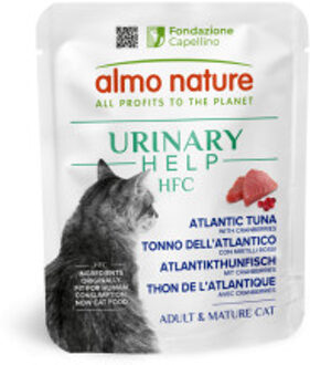 Almo Nature HFC Urinary Help Atlantische tonijn met cranberries natvoer kat (50 g) 48 x 50 g