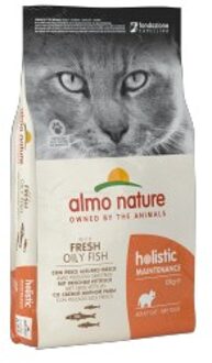 Almo Nature Nature Cat Droog Witvis/Rijst 2 kg