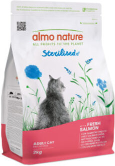 Almo Nature Nature Holistic Droogvoer voor Gesteriliseerde Katten - Zalm 2kg