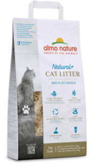 Almo Nature Natuurlijke Korrelige Kattenbakvulling - Grain Texture - Dubbelpak: 2 x 4 kg