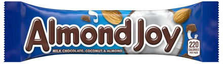 Almond Joy chocolate bar coconut and almonds, snacks American