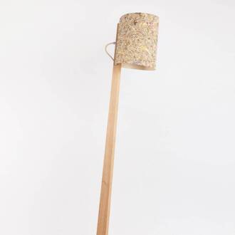 ALMUT 1411 vloerlamp cilindrisch Ø30cm Alpenweide eiken natuur, meerkleurig