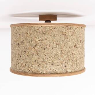 ALMUT 2610 plafondlamp Ø 45cm, hooi puur eiken natuur, meerkleurig