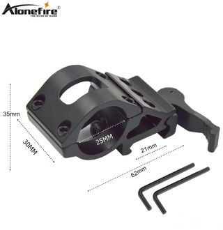 Alonefire KCT2008 25mmAirsoft Rifle Shot gun Sight Scope mounts Quick Release adjustable hunting Laser Sight Gun accessories