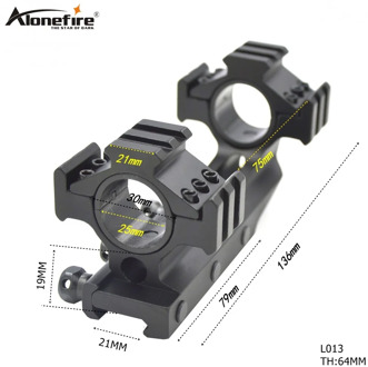 AloneFire L013 1" 25.4 30mm High Ring 20mm Weaver Picatinny Rail Release Scope Mount