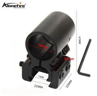 Alonefire M-23 19mm Ring 11 to 21mm Rail Dovetail Base Weaver Picatinny Airsoft Rifle Shot gun lights Laser Sight Scope Mounts