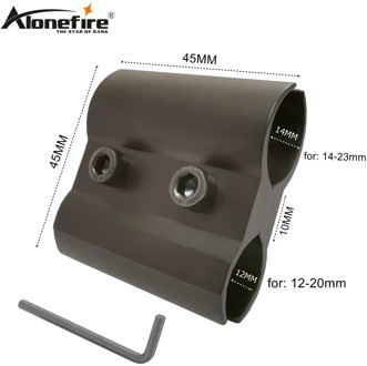 AloneFire QQ06 - big Aluminum Alloy Tactical flashlight mount Laser Gun Mounts with Hex Wrench 1pc