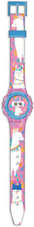Alpaca/lama digitaal horloge voor meisjes