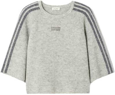 Alpaca trui met korte mouwen Vitow  grijs - XS/S,M/L,