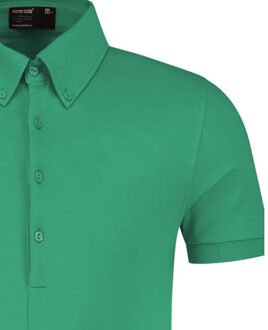 Alpha 1 jersey polo met korte mouwen Groen