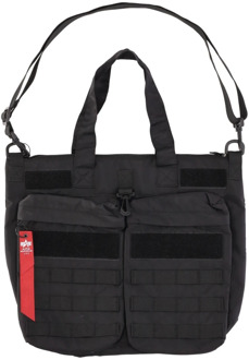 Alpha Industries Shoulder Bags Alpha Industries , Black , Heren - ONE Size