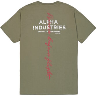 Alpha Industries T-shirt Groen