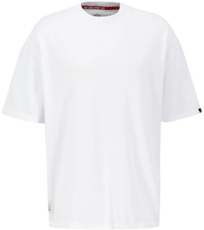 Alpha Industries T-Shirts Alpha Industries , White , Heren - L,M,S