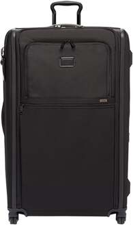 Alpha World Wide Trip Expandable black Zachte koffer Zwart - H 87 x B 56 x D 33