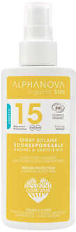 alphanova BIO zonnebrand SPF 15 Spray- 125 g - 000