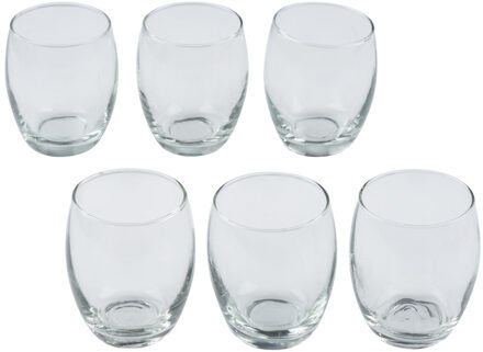 Alpina 6x Drinkglazen/waterglazen transparant 350 ml - Drinkglazen