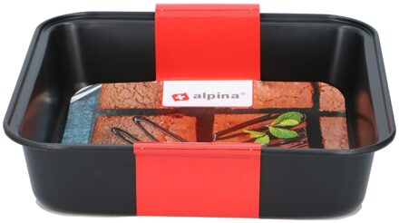 Alpina Bakvorm zwart 23 x 22 x 5 cm