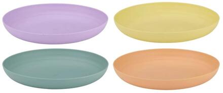 Alpina borden Ø18cm set a 4 stuks verschillende