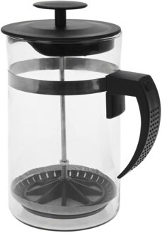 Alpina Cafetiere French Press koffiezetter - RVS - 1 liter - Koffiezetapparaat voor verse koffie