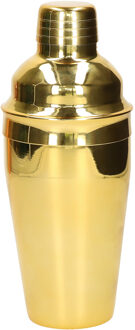Alpina Cocktailshaker - 550 ml - goud - RVS - Bar - Cocktails maken