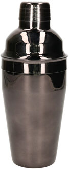 Alpina Cocktailshaker - 550 ml- zwart -RVS