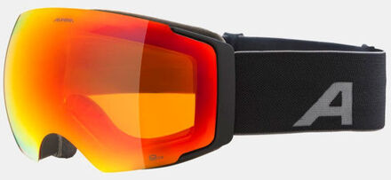 Alpina Falera Mag Q Skibril Zwart - One size