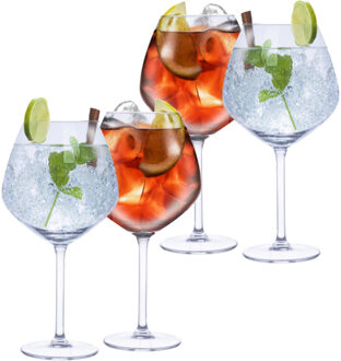 Alpina Gin Tonic cocktailglazen - 12x stuks - 730 ml - voor Aperol Spritz - glazen - glas