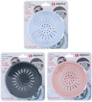 Alpina Gootsteenzeef Anti-slip Ø13cm verschillende