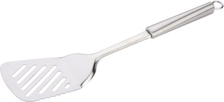 Alpina Keukengerei bakspatel/bakspaan - zilver - rvs - 35 cm - bakken en omkeren
