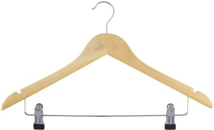 Alpina kledinghanger met broekstang 2st bruin