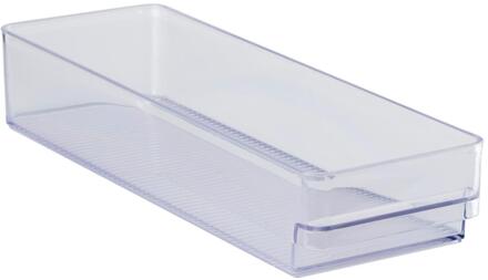 Alpina Koelkast voorraaddoos 29.7x9.5x5cm transparant