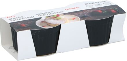 Alpina Mini ovenschaal zwart 2 stuks