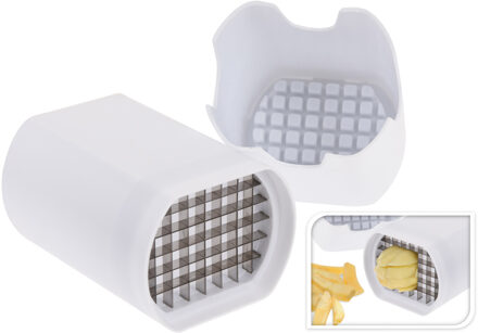 Alpina Patat/friet snijder - 13 x 10 cm - Keuken - Patat/friet maken/snijden - Aardappelsnijders