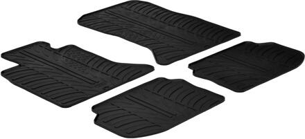 Alpina Rubbermatten passend voor BMW 5 serie F10/F11 2010-2016 (T profiel 4-delig + montageclips)