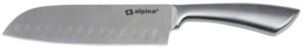 Alpina Santoku/vlees mes - RVS - 31 cm - koksmes - Japans mes
