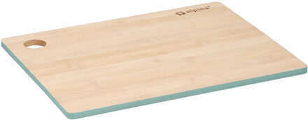 Alpina Snijplank groene rand - 23 x 30 cm - bamboe hout