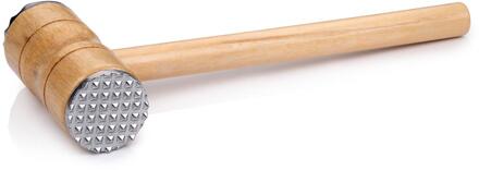 Alpina Vleeshamer hout/metaal bruin