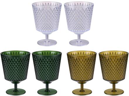 Alpina Wijnglazenset 2-delig 200ml kunststof verschillende