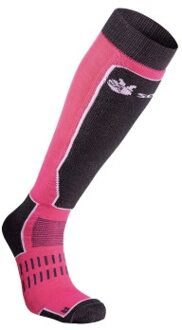 Alpine Mid Advance Junior Sock Roze,Zwart,Versch.kleure/Patroon,Blauw,Grijs - Maat 28/30,Maat 31/33